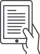 icono de biblioteca de libros electronicos