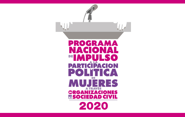 Programa Nacional de Impulso a la Participación Política de Mujeres a través de Organizaciones de la Sociedad Civil 2020