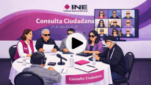 Reproduce la Segunda mesa Personas con Discapacidad Visual, Organizaciones y el INE