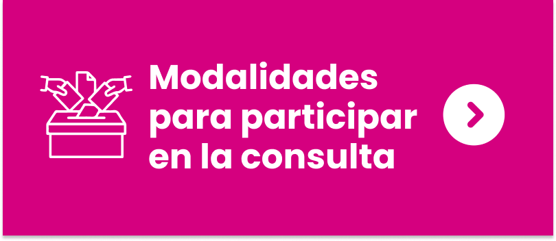 Conoce las modalidades para participar en la consulta