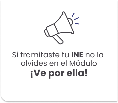 imagen Si tramitaste tu INE ¡Ve por ella !
