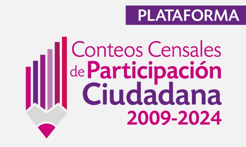 Conteos censales de participación ciudadana 2009 a 2024